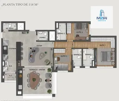 Apartamento, 1 quarto, 10 m² - Foto 21