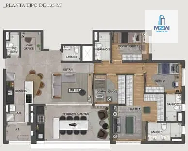 Apartamento, 1 quarto, 10 m² - Foto 23