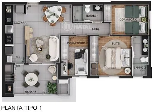 Apartamento, 3 quartos, 83 m² - Foto 30
