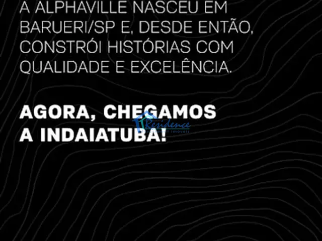 Lançamento disponível, no bairro Alphaville Indaiatuba em Indaiatuba