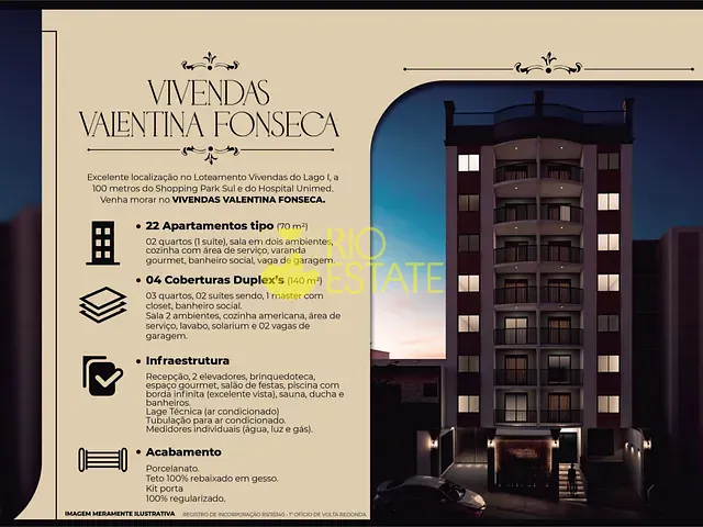 Lançamento com 85m² 2 quartos e 2 banheiros, disponível, no bairro Jardim Belvedere em Volta Redonda