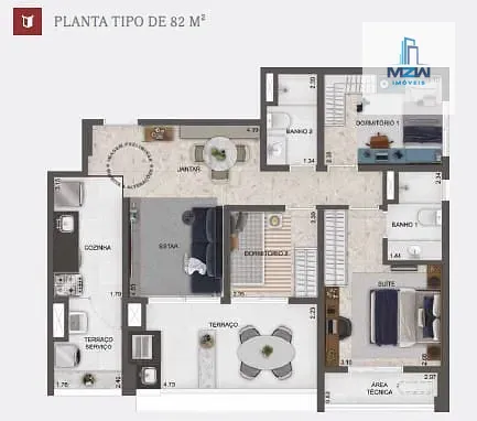 Apartamento, 1 quarto, 10 m² - Foto 63