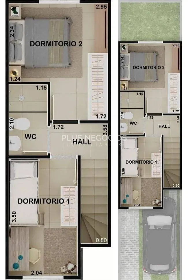 Apartamento, 2 quartos, 45 m² - Foto 24
