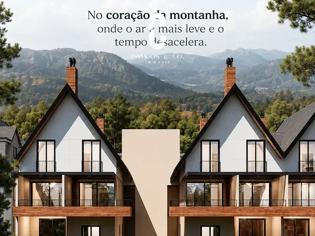 Lançamento 2 quartos e 2 banheiros, disponível, no bairro Alto Do Capivari em Campos do Jordão