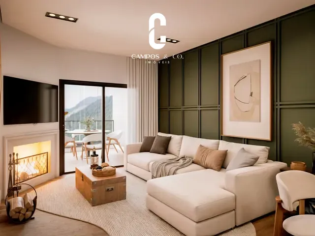 Lançamento 2 quartos e 2 banheiros, disponível, no bairro Alto Do Capivari em Campos do Jordão