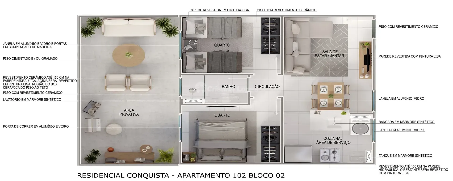 Apartamento, 2 quartos, 38 m² - Foto 4