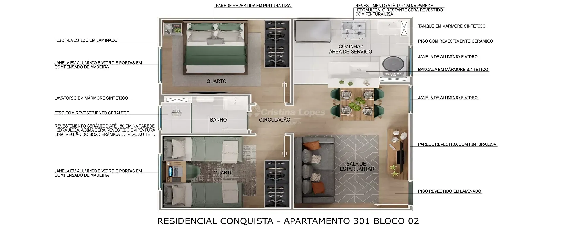 Apartamento, 2 quartos, 38 m² - Foto 13