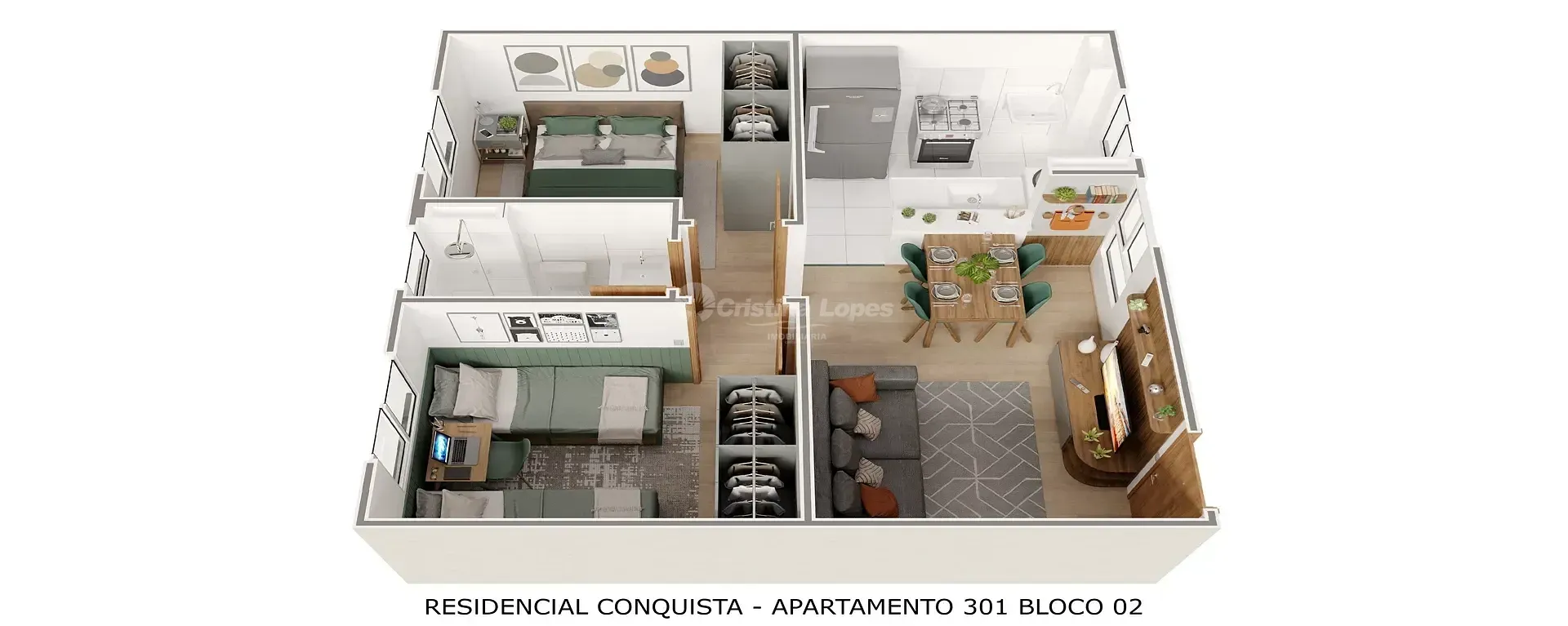 Apartamento, 2 quartos, 38 m² - Foto 6