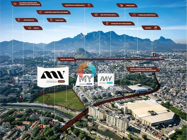 Lançamento com 80m² 2 quartos e 1 banheiro, disponível, no bairro Taquara em Rio de Janeiro