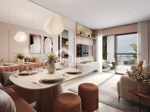 Lançamento 2 quartos e 2 banheiros, disponível, no bairro Praia de Itaparica em Vila Velha