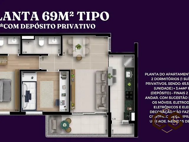 Lançamento 2 quartos e 2 banheiros, disponível, no bairro Vila Areal em Indaiatuba
