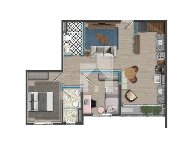 Lançamento 2 quartos e 2 banheiros, disponível, no bairro Horto Florestal em Jundiaí