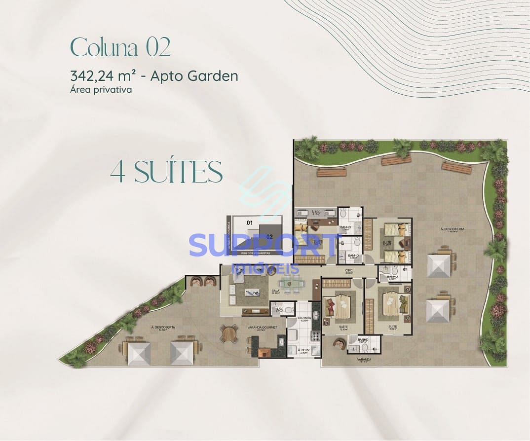 Apartamento, 4 quartos, 135 m² - Foto 19