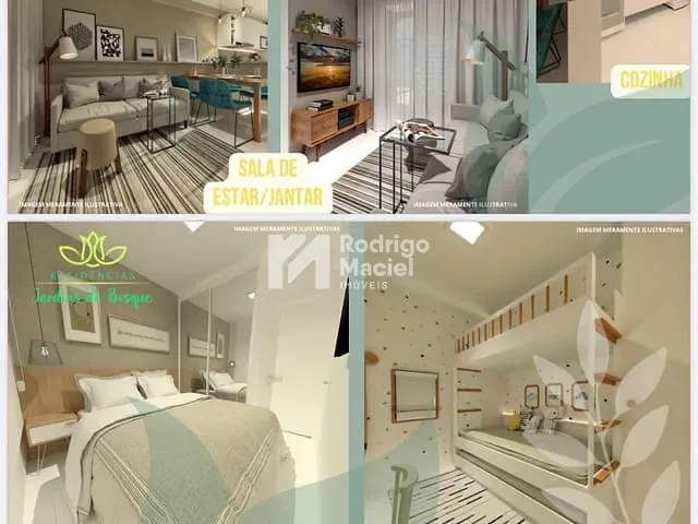 Lançamento 2 quartos e 1 banheiro, disponível, no bairro Santa Mônica em Camaragibe