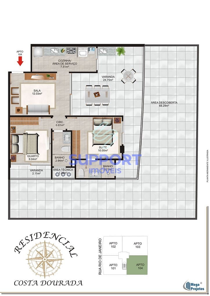 Apartamento, 1 quarto, 102 m² - Foto 15