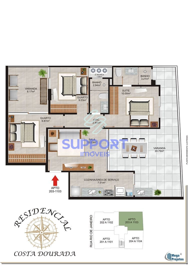 Apartamento, 1 quarto, 102 m² - Foto 18