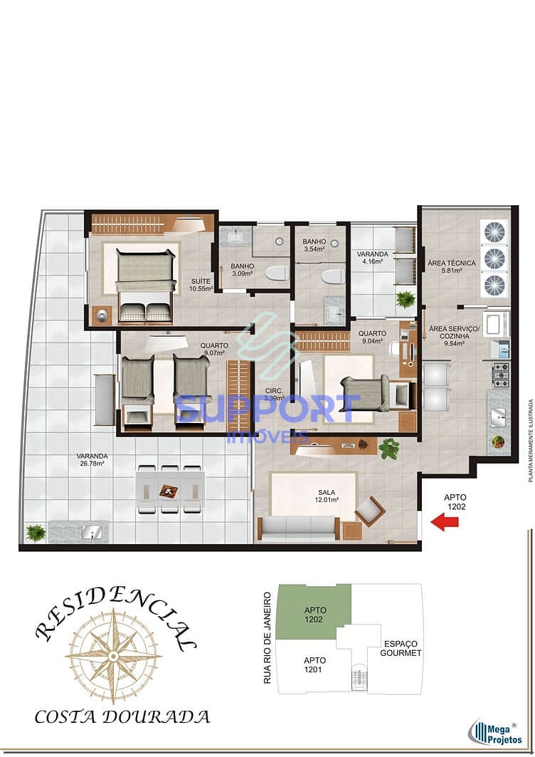 Apartamento, 1 quarto, 102 m² - Foto 21