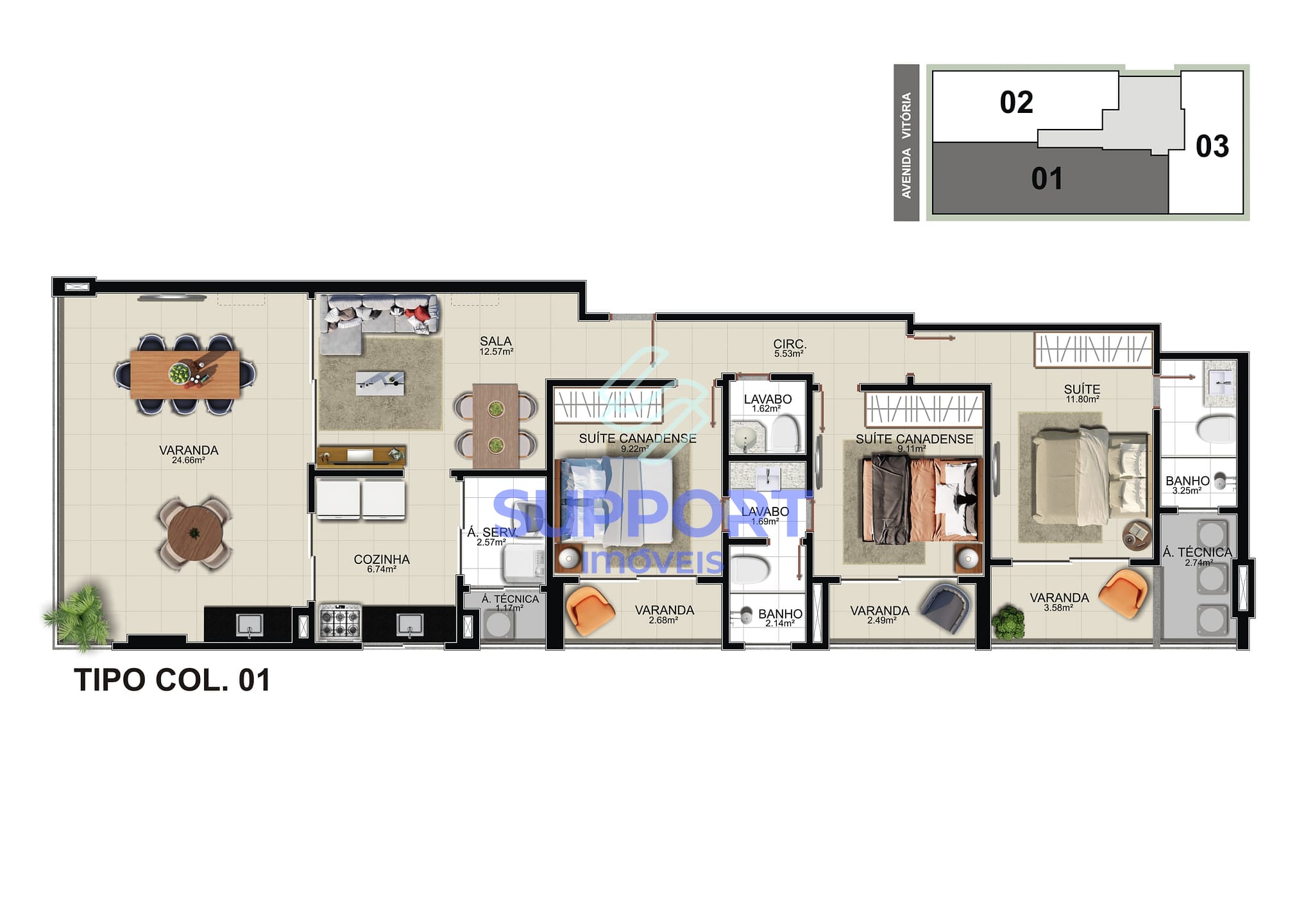 Apartamento, 1 quarto, 87 m² - Foto 18