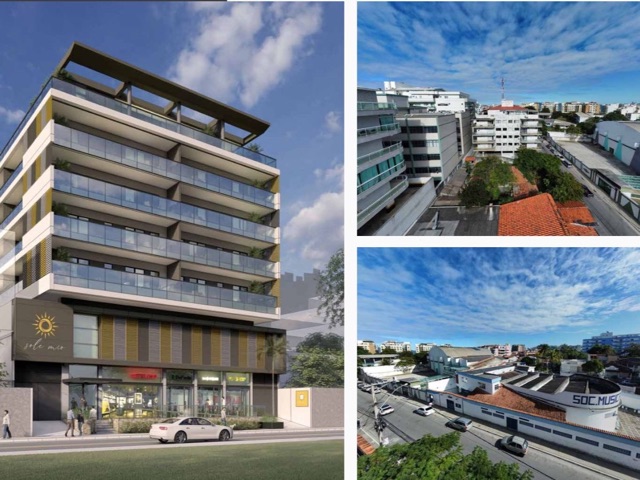 Lançamento 2 quartos e 1 banheiro, disponível, no bairro Centro em Cabo Frio