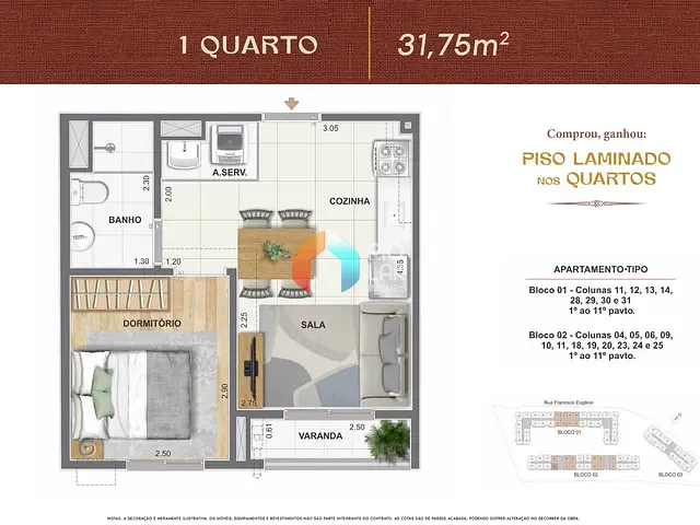 Lançamento com 52m² 1 quarto e 1 banheiro, disponível, no bairro São Cristóvão em Rio de Janeiro