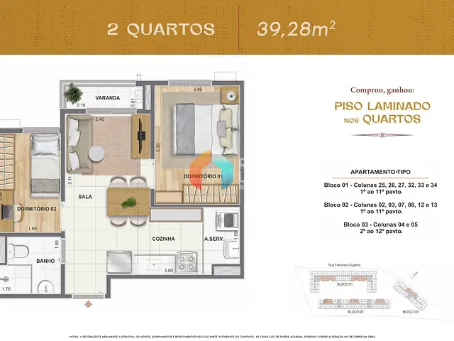 Lançamento com 52m² 1 quarto e 1 banheiro, disponível, no bairro São Cristóvão em Rio de Janeiro