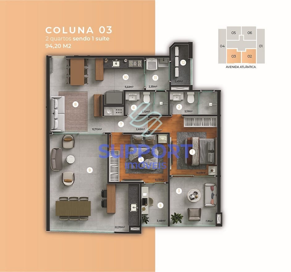 Apartamento, 1 quarto, 10 m² - Foto 20