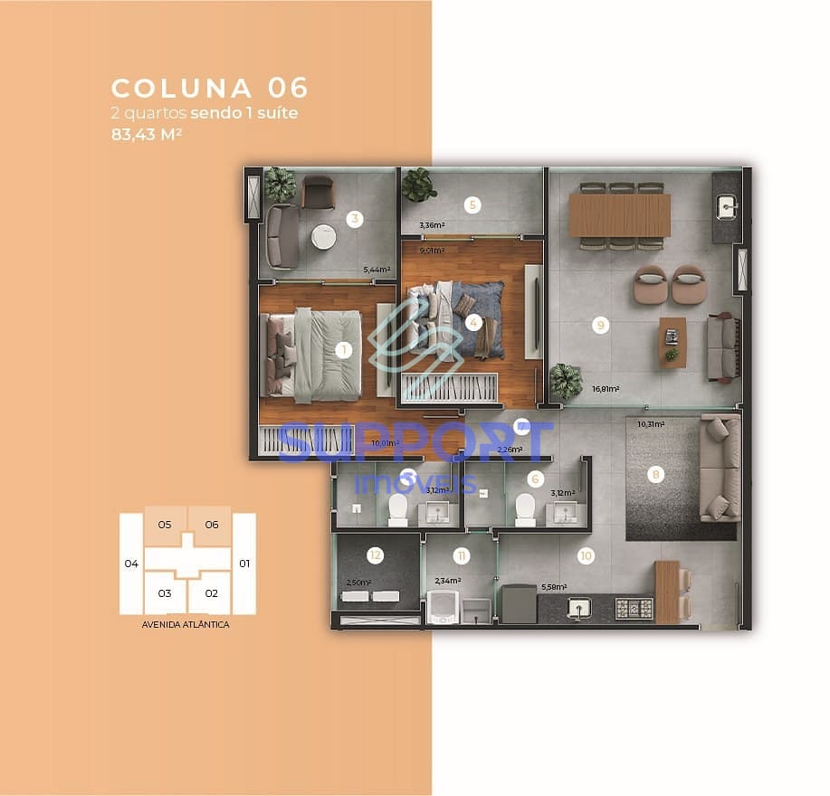 Apartamento, 1 quarto, 10 m² - Foto 22