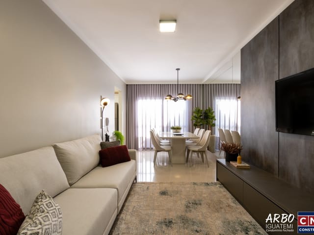 Foto do Casa - Casa à Venda no Parque Atalaia – Cuiabá/MT Condomínio Arbo Iguatemi Residence | 135 m² | 2 Vagas | Casa Nova | Lyah Jaudy Imóveis