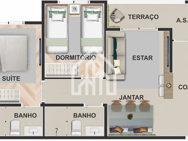 Lançamento 2 quartos e 2 banheiros, disponível, no bairro Centro em Guarulhos