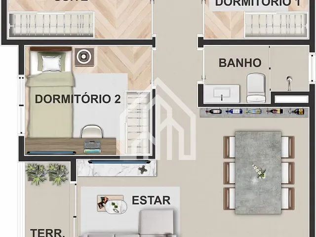 Lançamento 2 quartos e 2 banheiros, disponível, no bairro Centro em Guarulhos