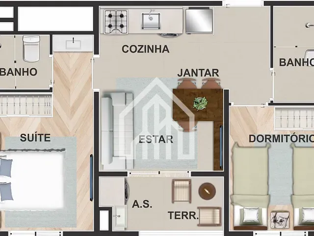 Lançamento 2 quartos e 2 banheiros, disponível, no bairro Centro em Guarulhos