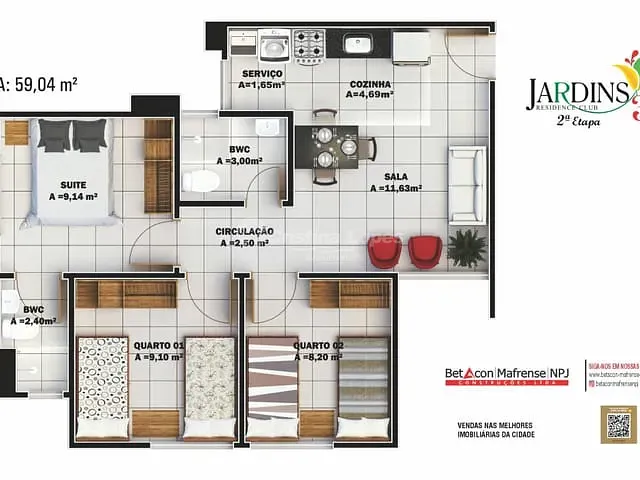 Lançamento 3 quartos e 2 banheiros, disponível, no bairro Novo Horizonte em Teresina