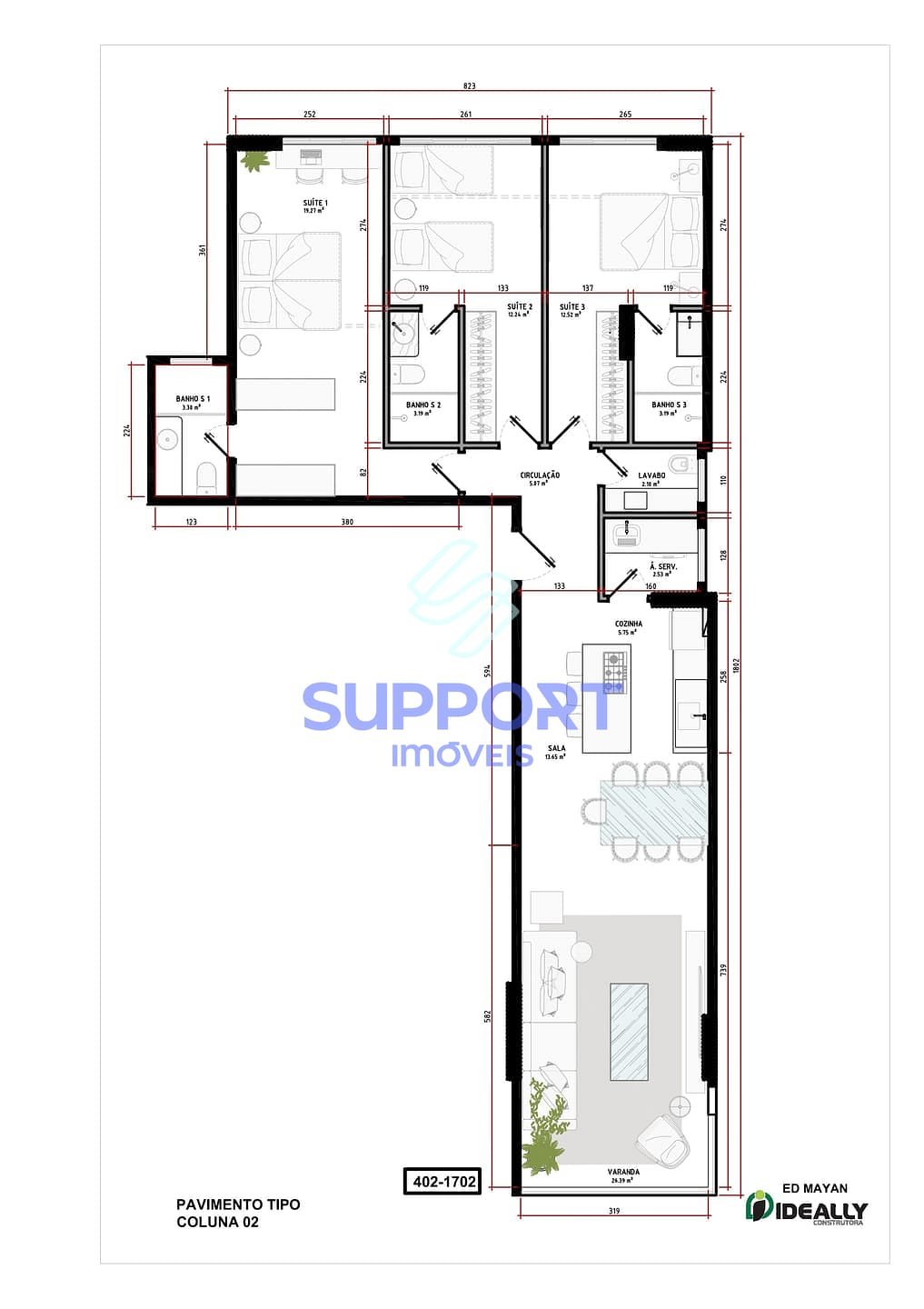 Apartamento, 1 quarto, 114 m² - Foto 19