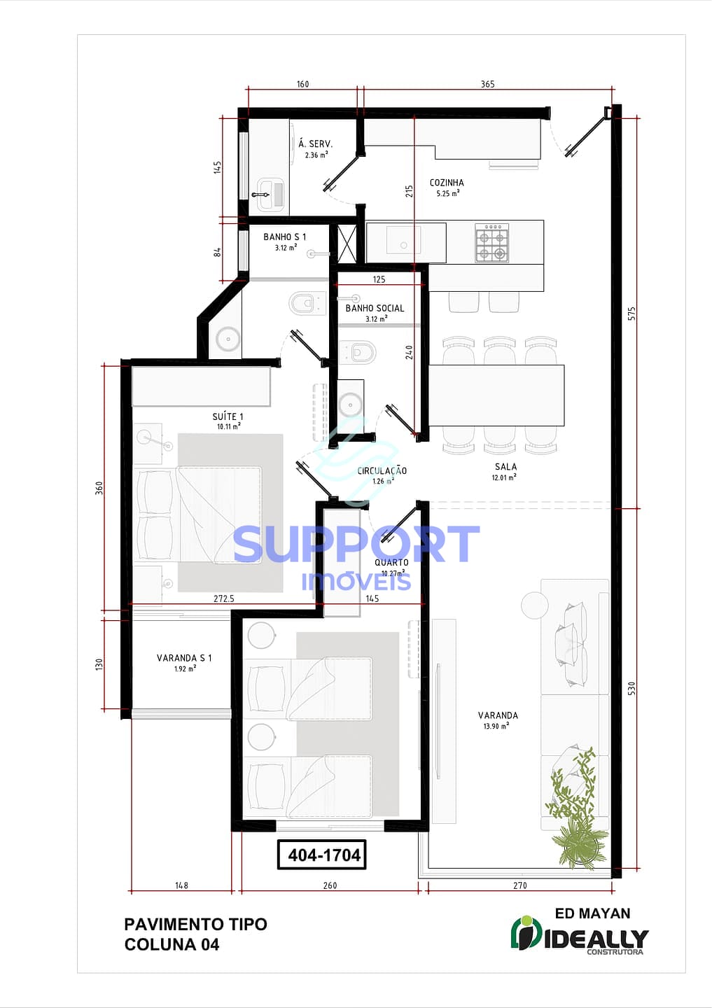 Apartamento, 1 quarto, 114 m² - Foto 21