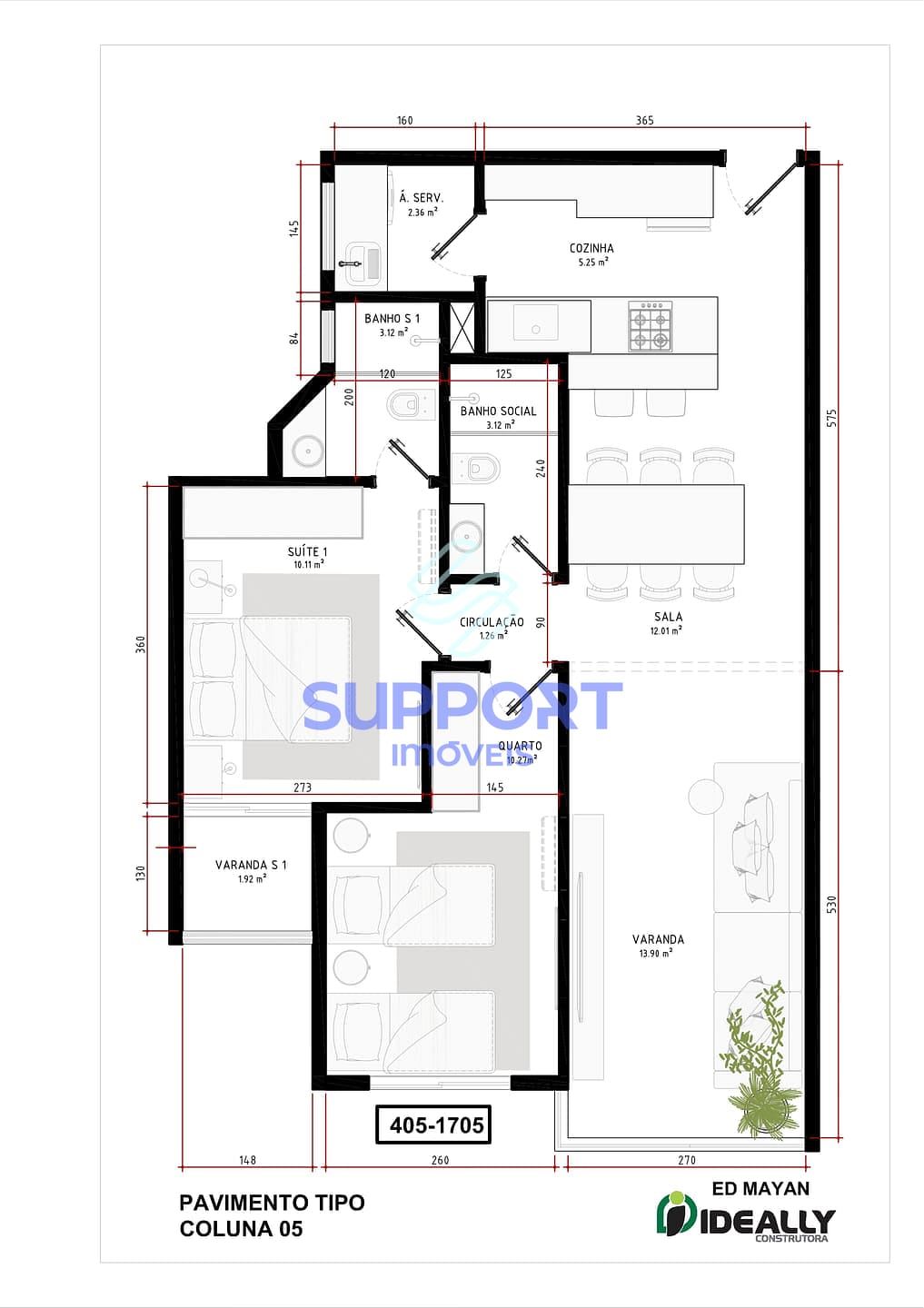 Apartamento, 1 quarto, 114 m² - Foto 22