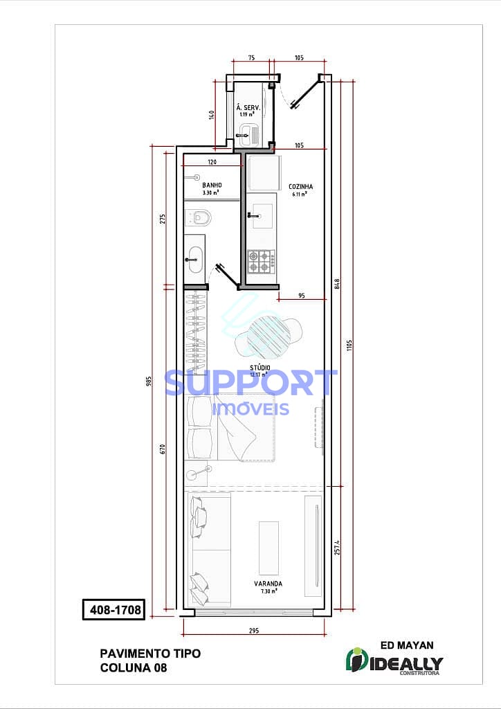 Apartamento, 1 quarto, 114 m² - Foto 25