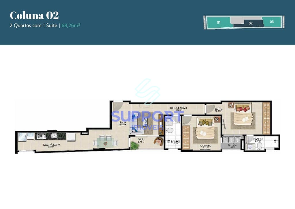 Apartamento, 1 quarto, 10 m² - Foto 11