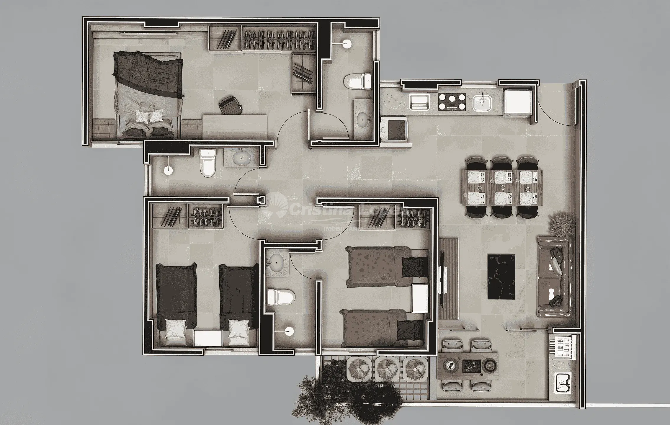 Apartamento, 3 quartos, 73 m² - Foto 5