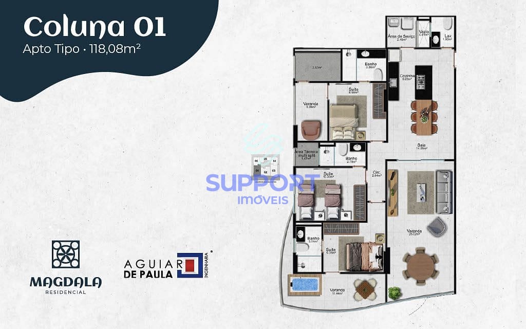 Apartamento, 1 quarto, 10 m² - Foto 14