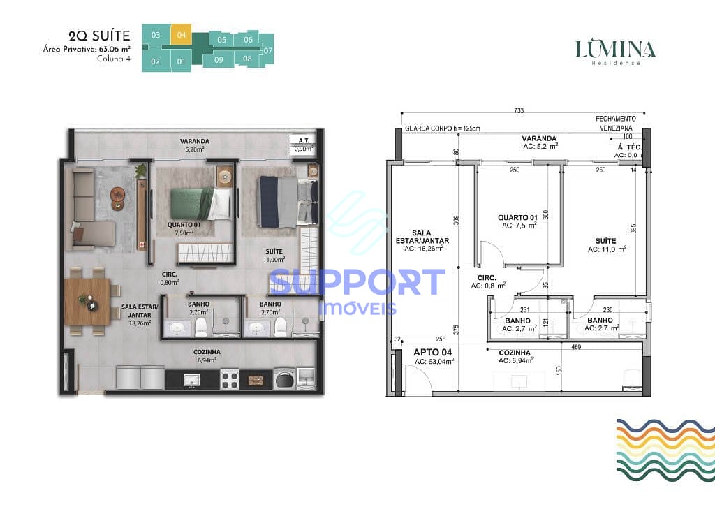 Apartamento, 3 quartos, 101 m² - Foto 36