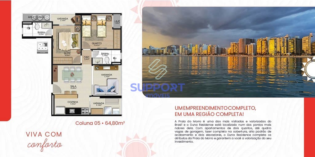 Apartamento, 2 quartos, 64 m² - Foto 6