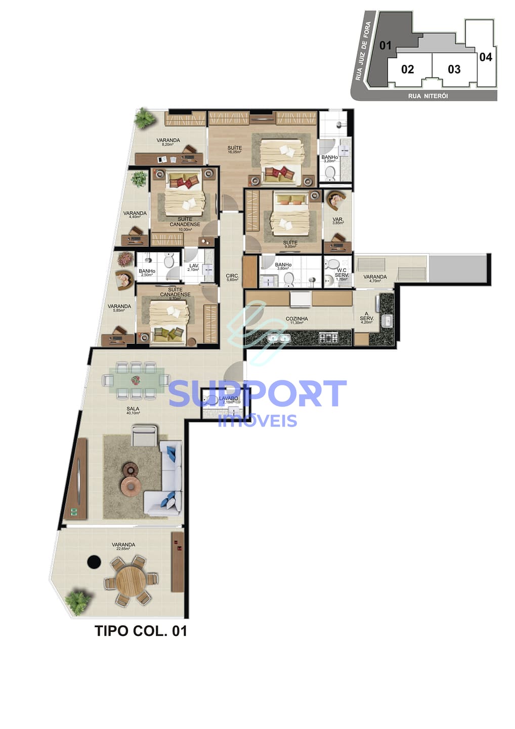 Apartamento, 1 quarto, 10 m² - Foto 21