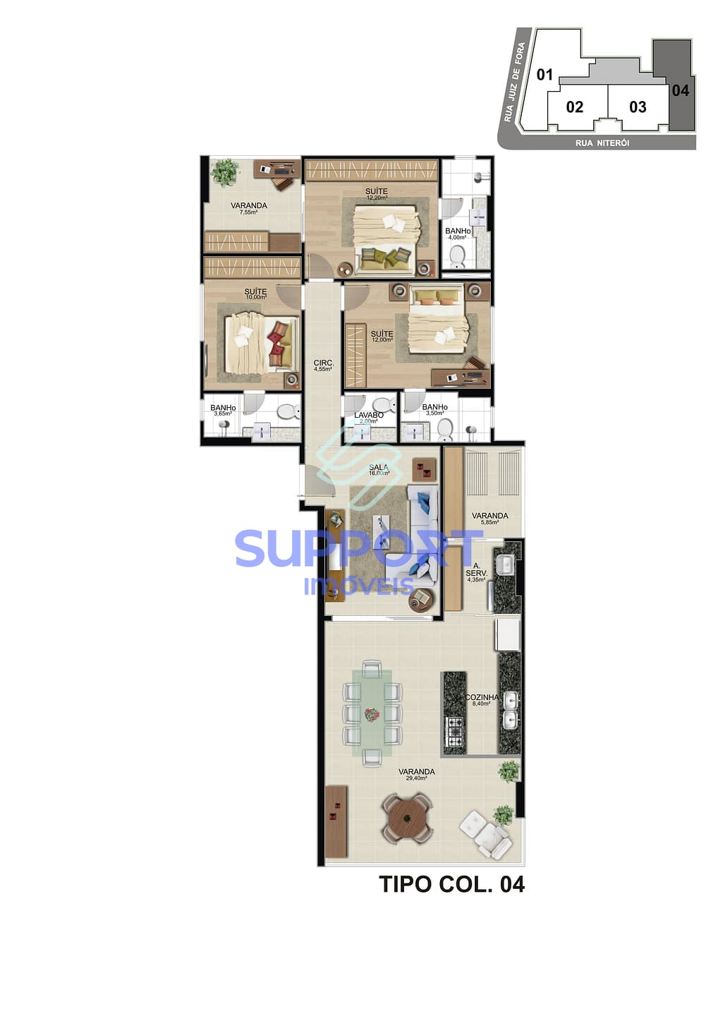 Apartamento, 1 quarto, 10 m² - Foto 24