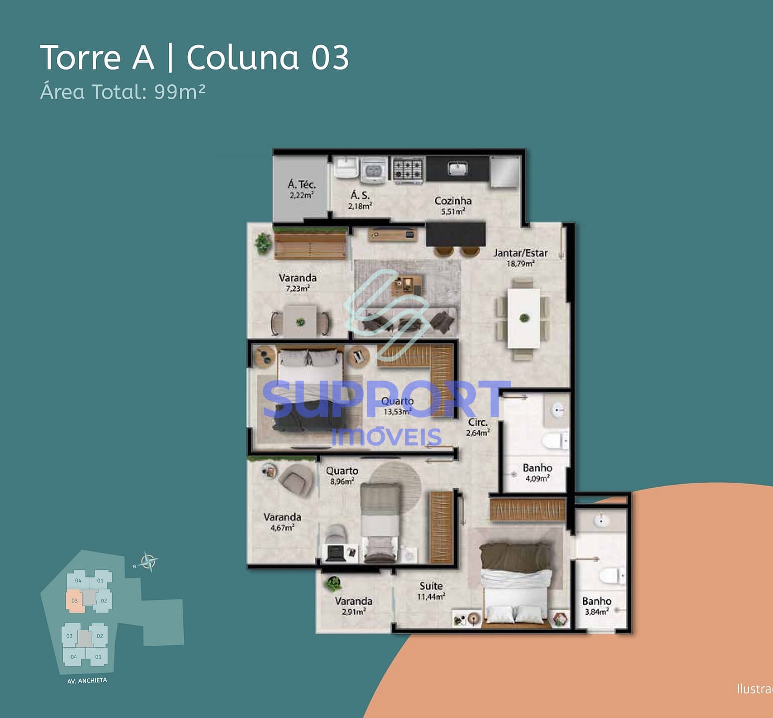 Apartamento, 1 quarto, 10 m² - Foto 4