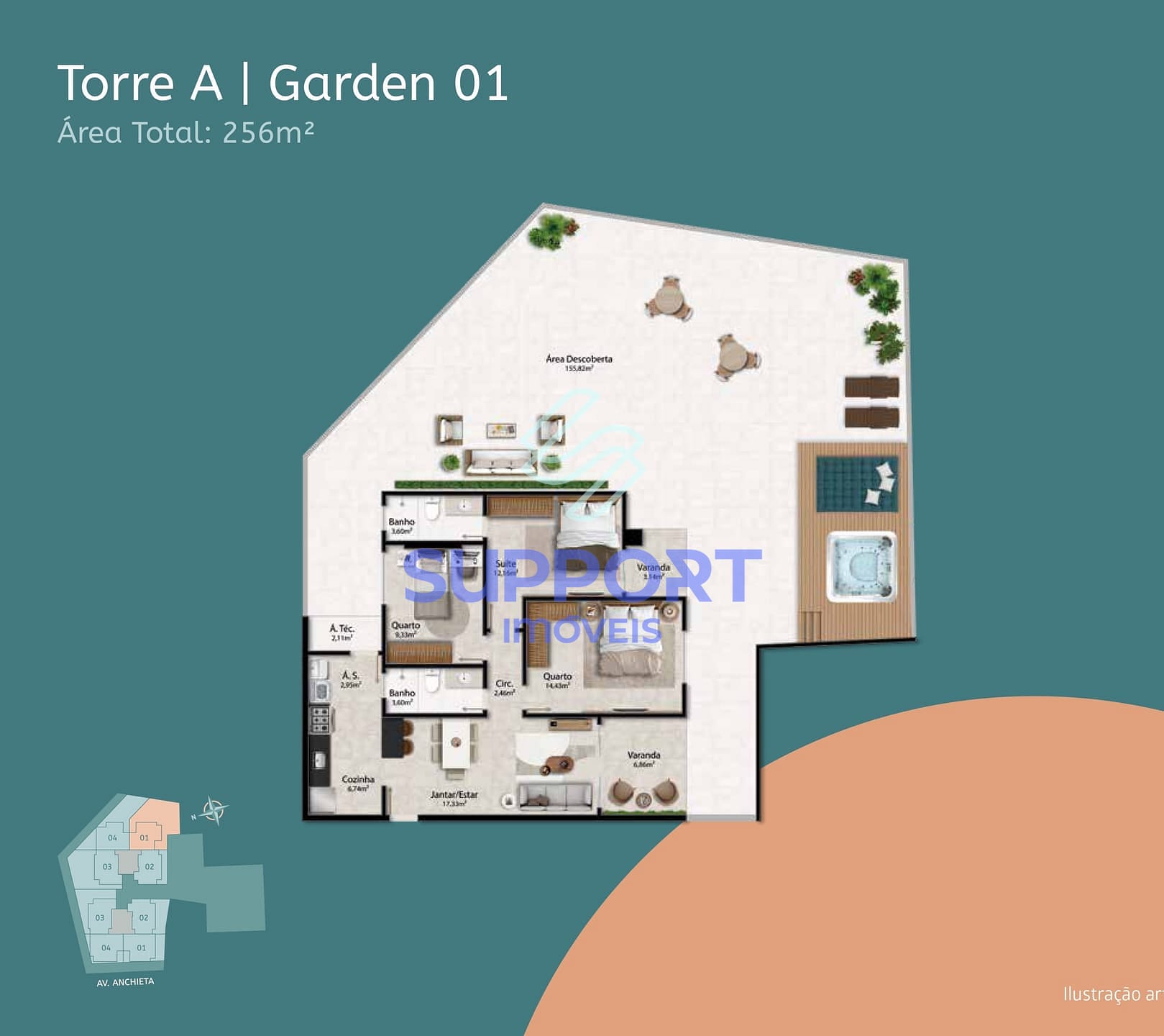 Apartamento, 1 quarto, 10 m² - Foto 6