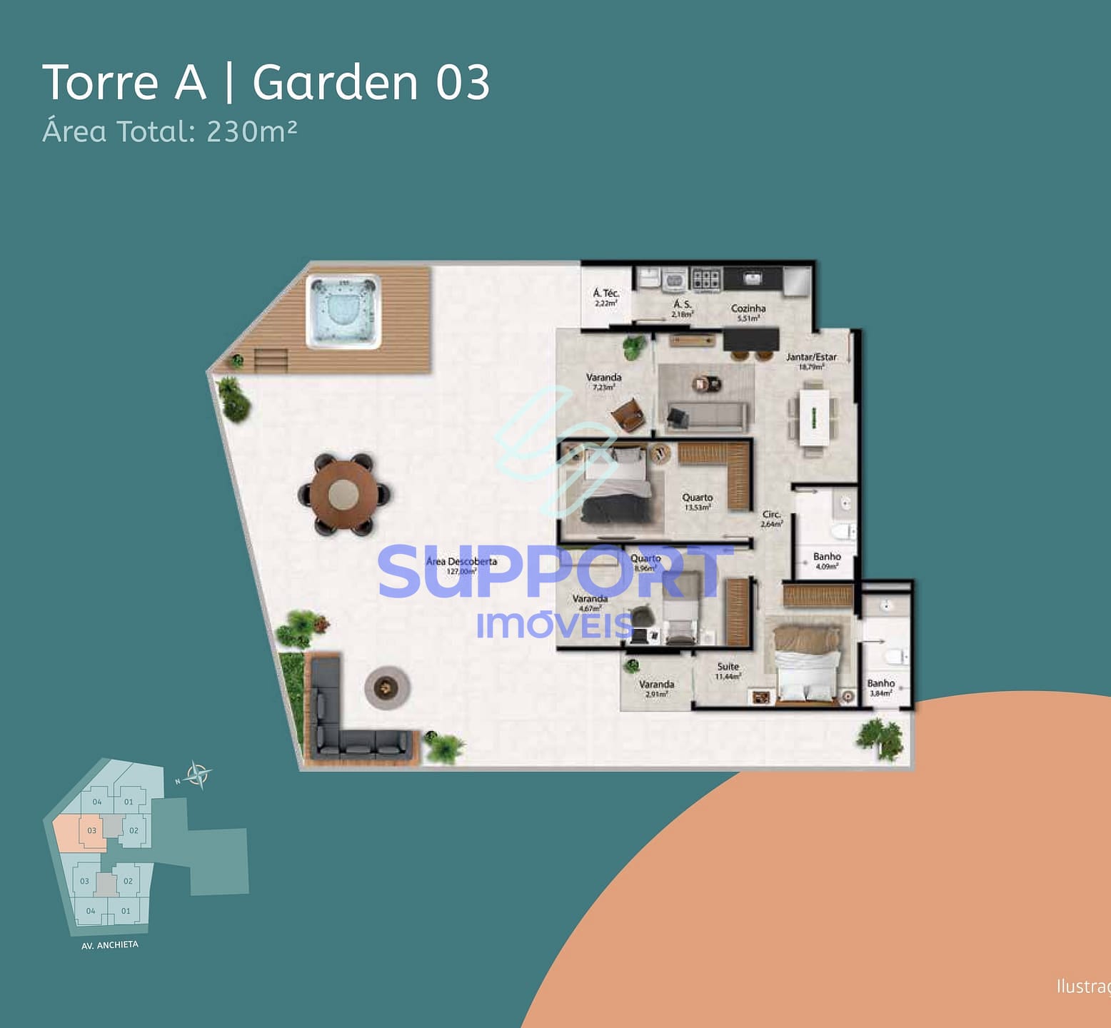 Apartamento, 1 quarto, 10 m² - Foto 8