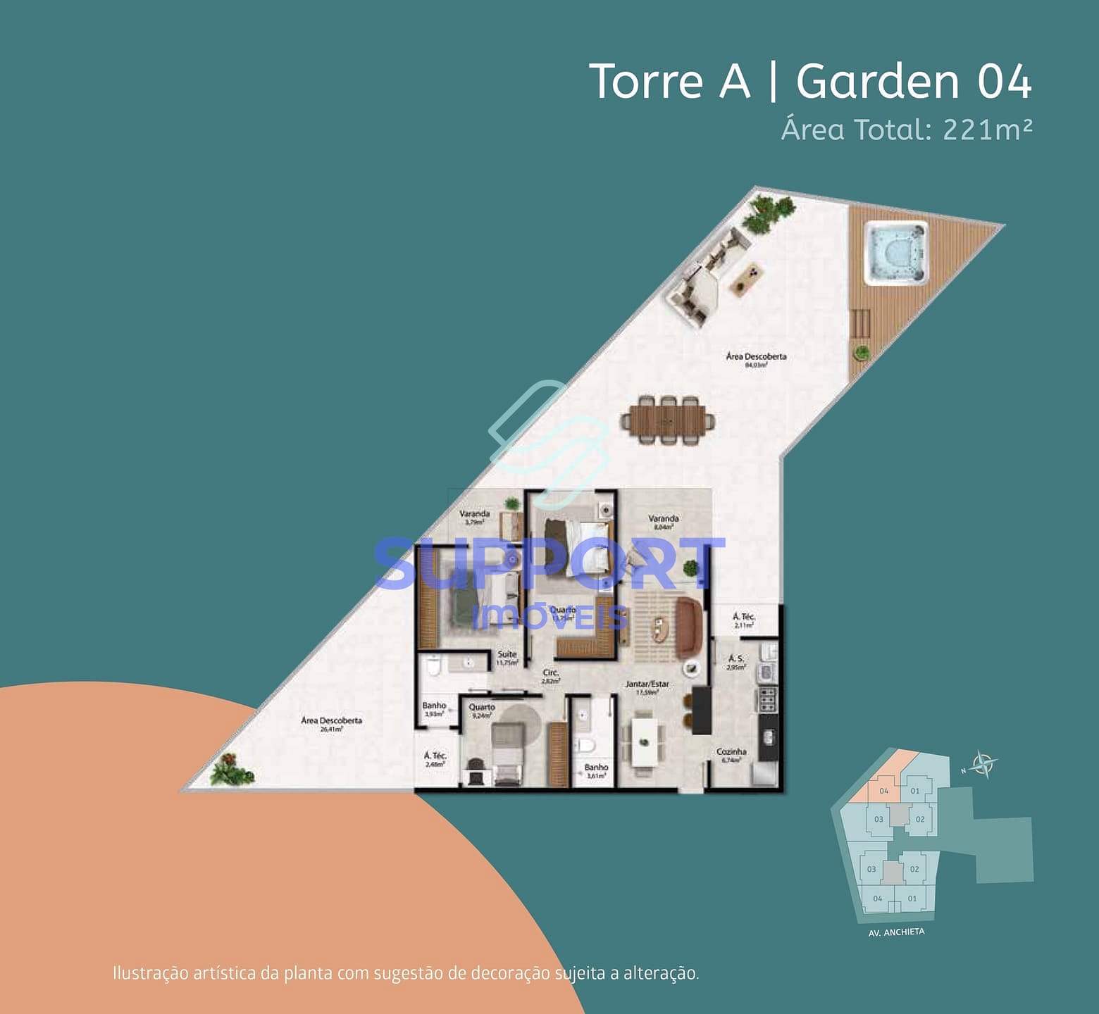 Apartamento, 1 quarto, 10 m² - Foto 9