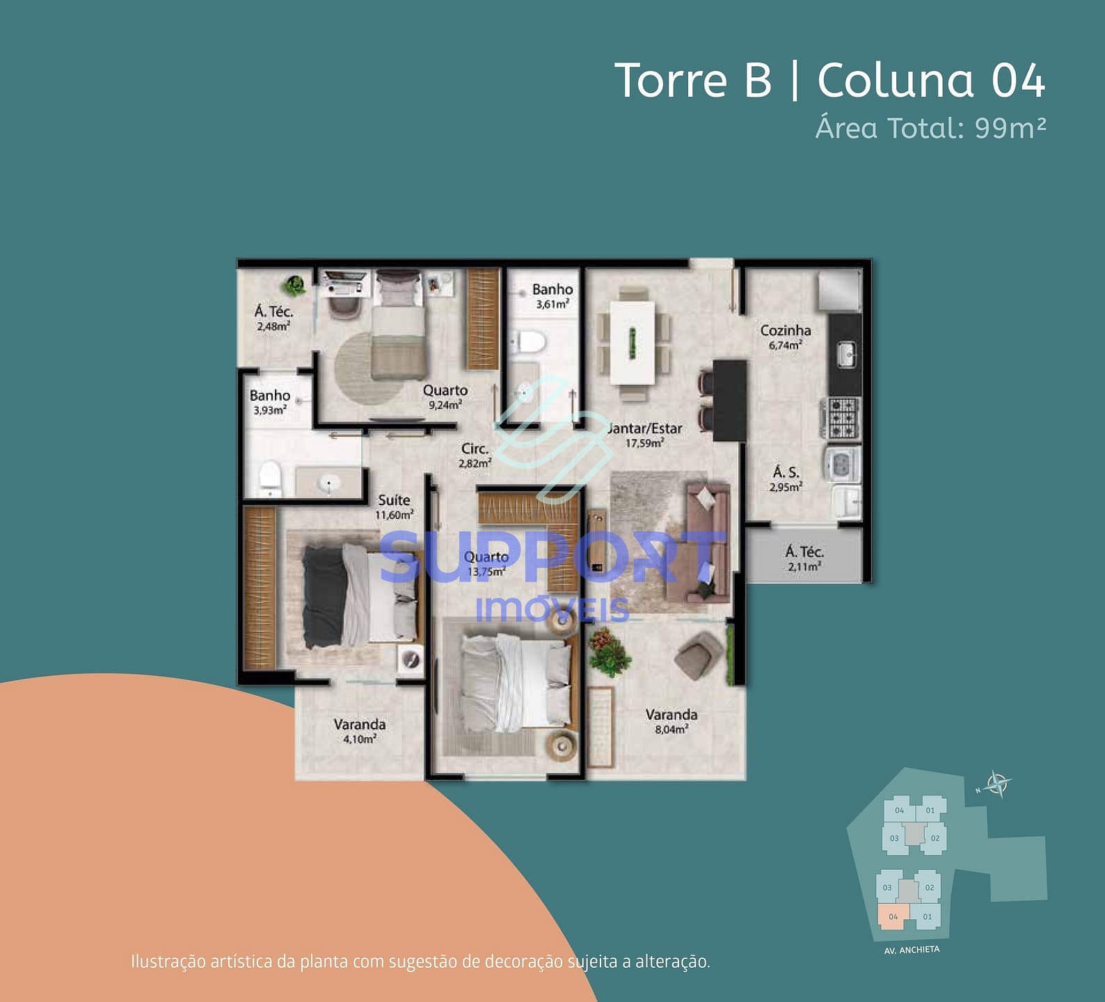 Apartamento, 1 quarto, 10 m² - Foto 13