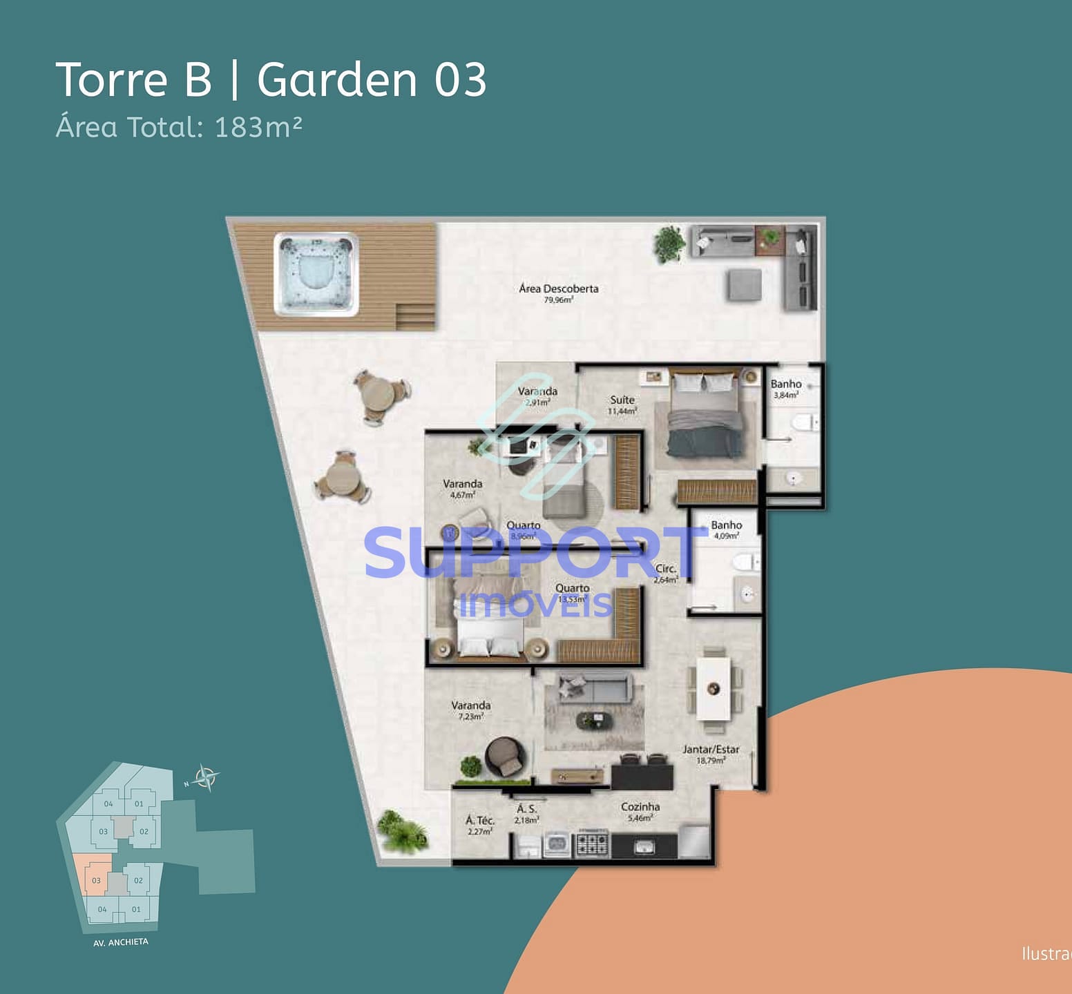 Apartamento, 1 quarto, 10 m² - Foto 16