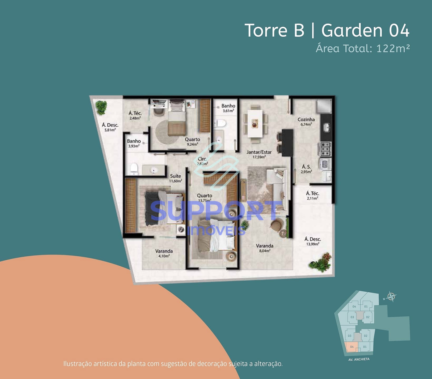 Apartamento, 1 quarto, 10 m² - Foto 17